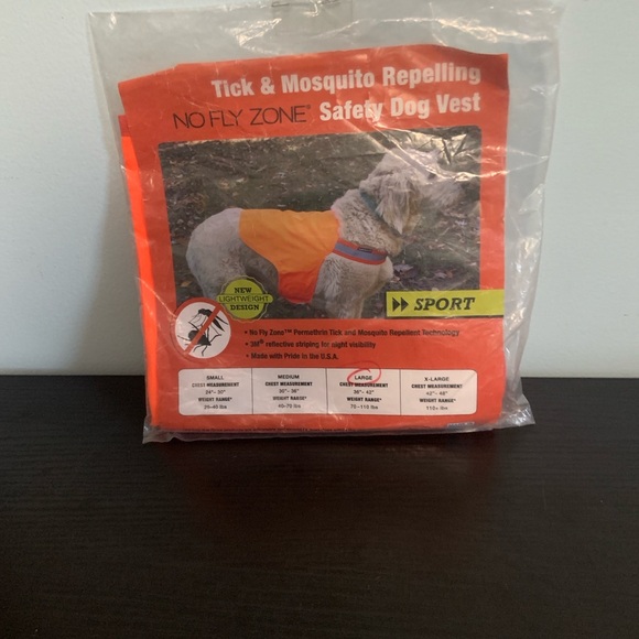 Dog Safety Vest (also repels ticks & mosquitoes) - Picture 2 of 12